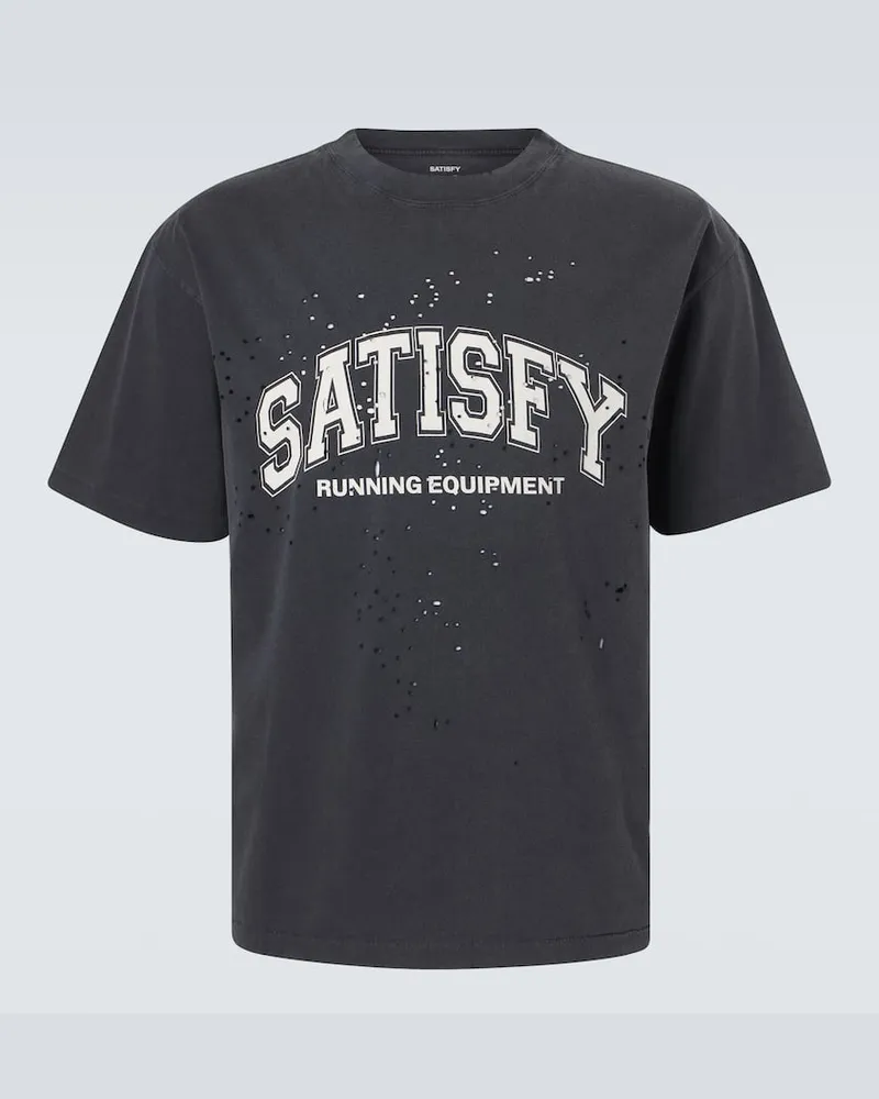Satisfy T-shirt MothTech in jersey di cotone Grigio