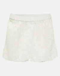 Gucci Shorts in pizzo a vita alta Bianco