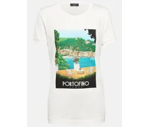 T-shirt Portofino in cotone con stampa