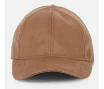 Cappello da baseball in lana e cashmere