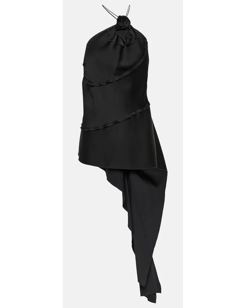 Victoria Beckham Top in raso Nero