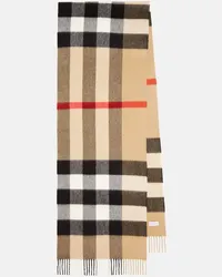 Burberry Sciarpa Burberry Check in cashmere Beige