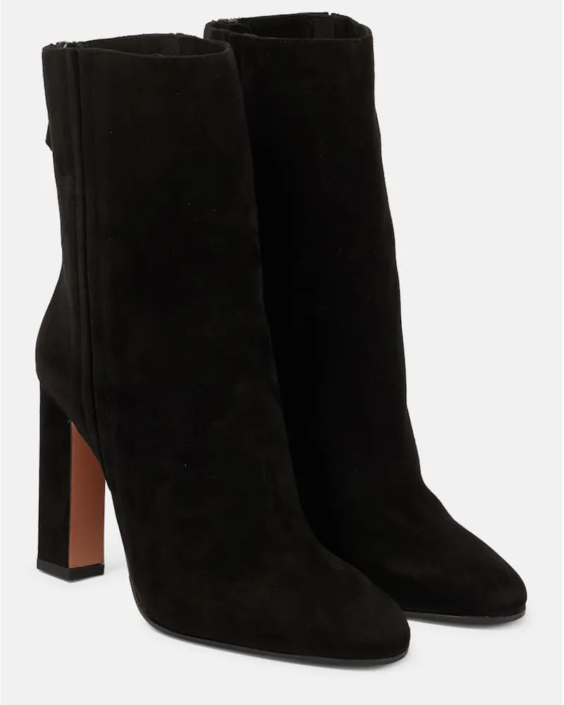 Aquazzura Stivaletti in suede Nero