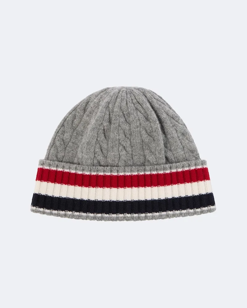 Thom Browne Berretto in lana vergine Grigio