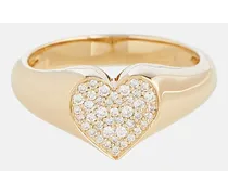 Sydney Evan Anello in oro 14kt con diamanti Oro