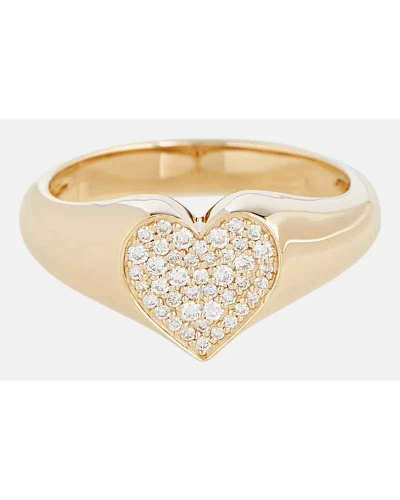 Sydney Evan Anello in oro 14kt con diamanti Oro