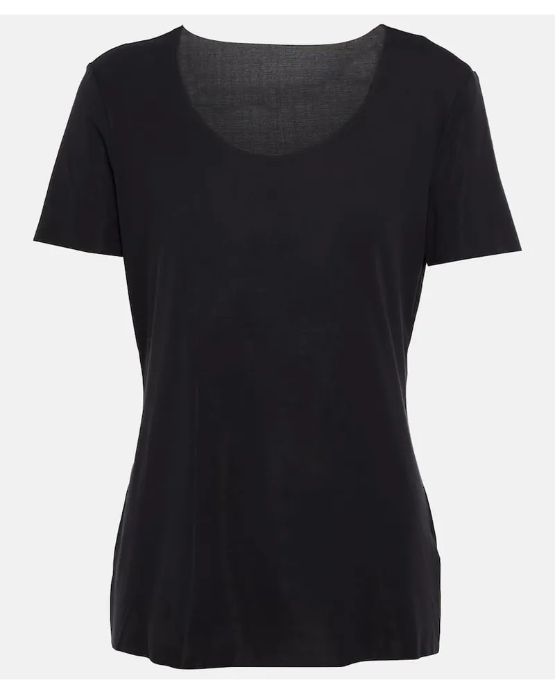 Wolford T-shirt in jersey Nero