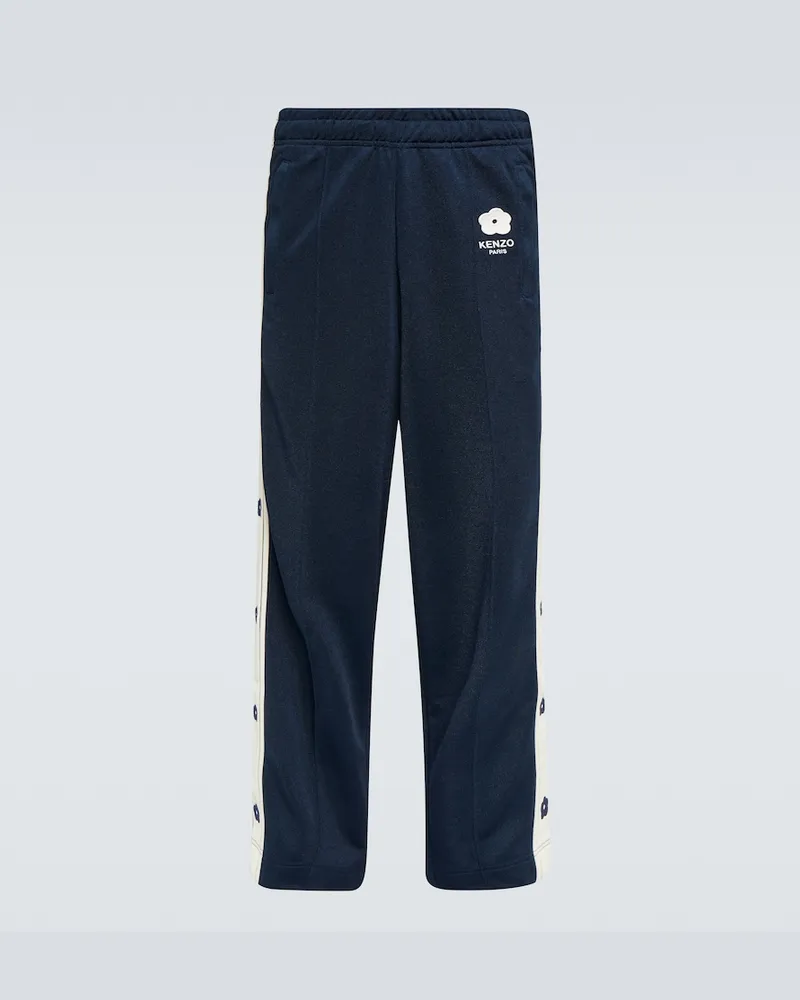 Kenzo Pantaloni sportivi varsity Boke Flower Blu