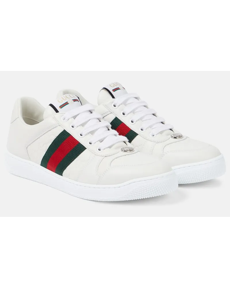 Gucci Sneakers Screener in pelle Bianco