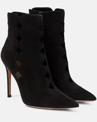 Gianvito Rossi Stivaletti in suede Nero