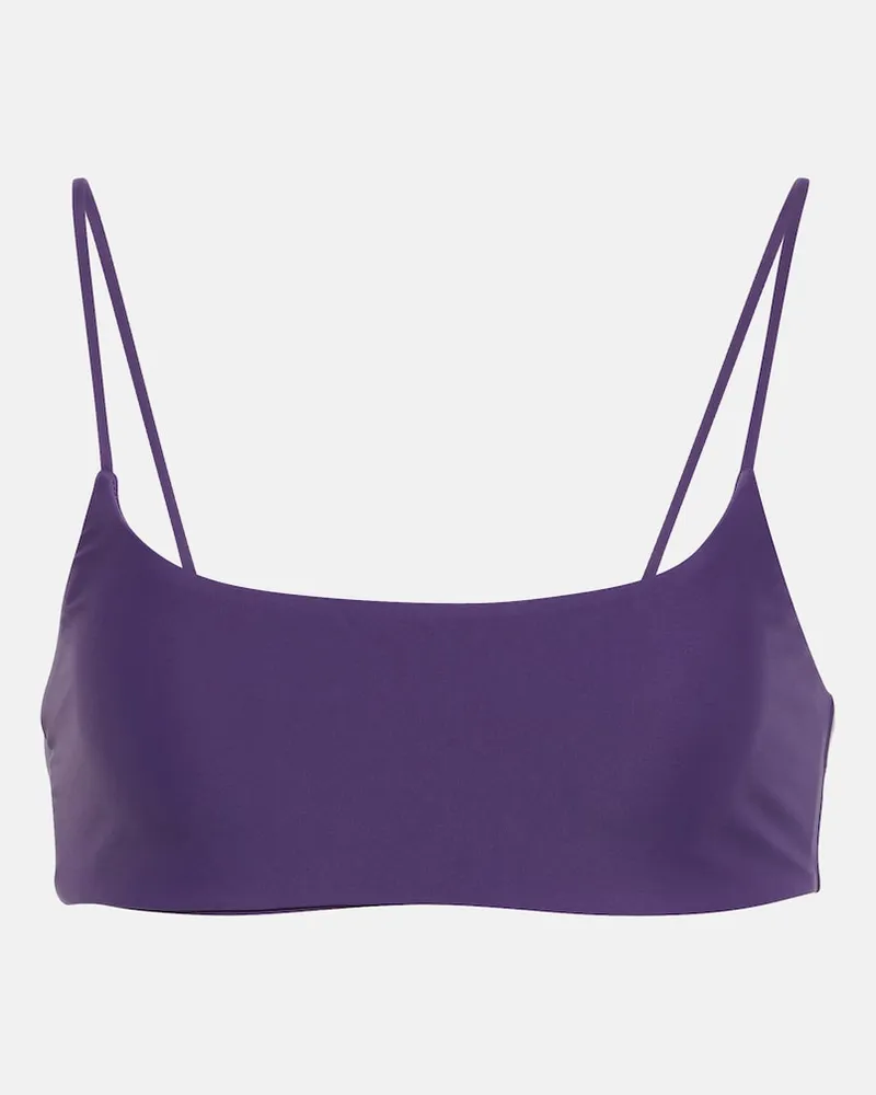 JADE SWIM Top bikini Muse Scoop Viola