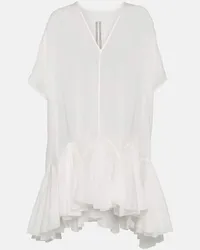 Rick Owens Miniabito Divine in cotone Bianco