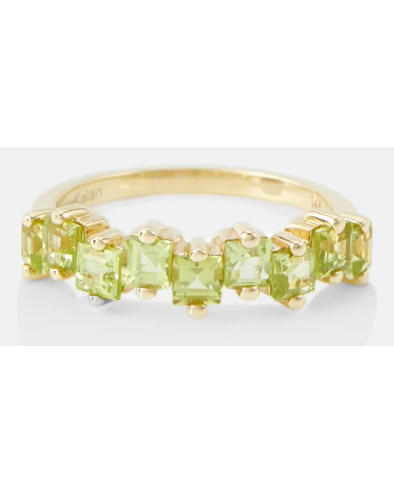 Suzanne Kalan Anello Cierra in oro 14Â kt con peridoti Verde