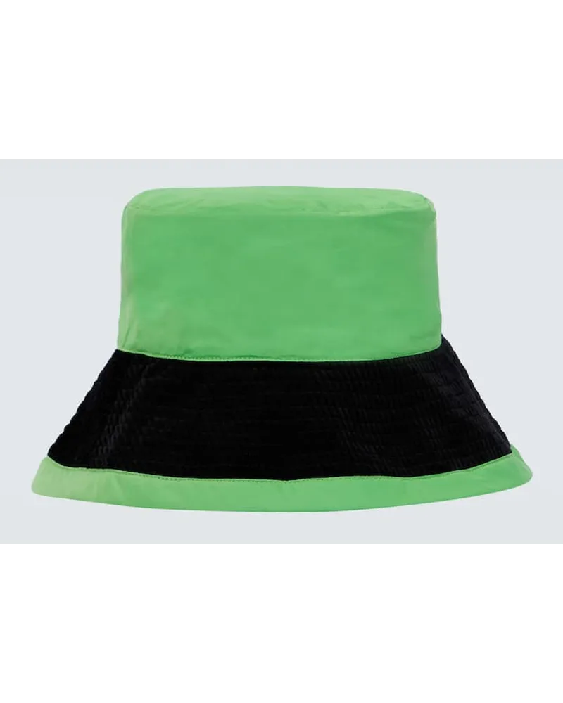 BODE Cappello da pescatore Waled in misto cotone Verde
