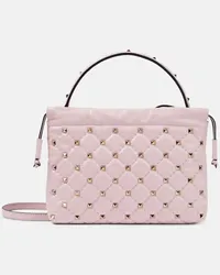 Valentino Garavani Borsa a spalla in pelle Rosa