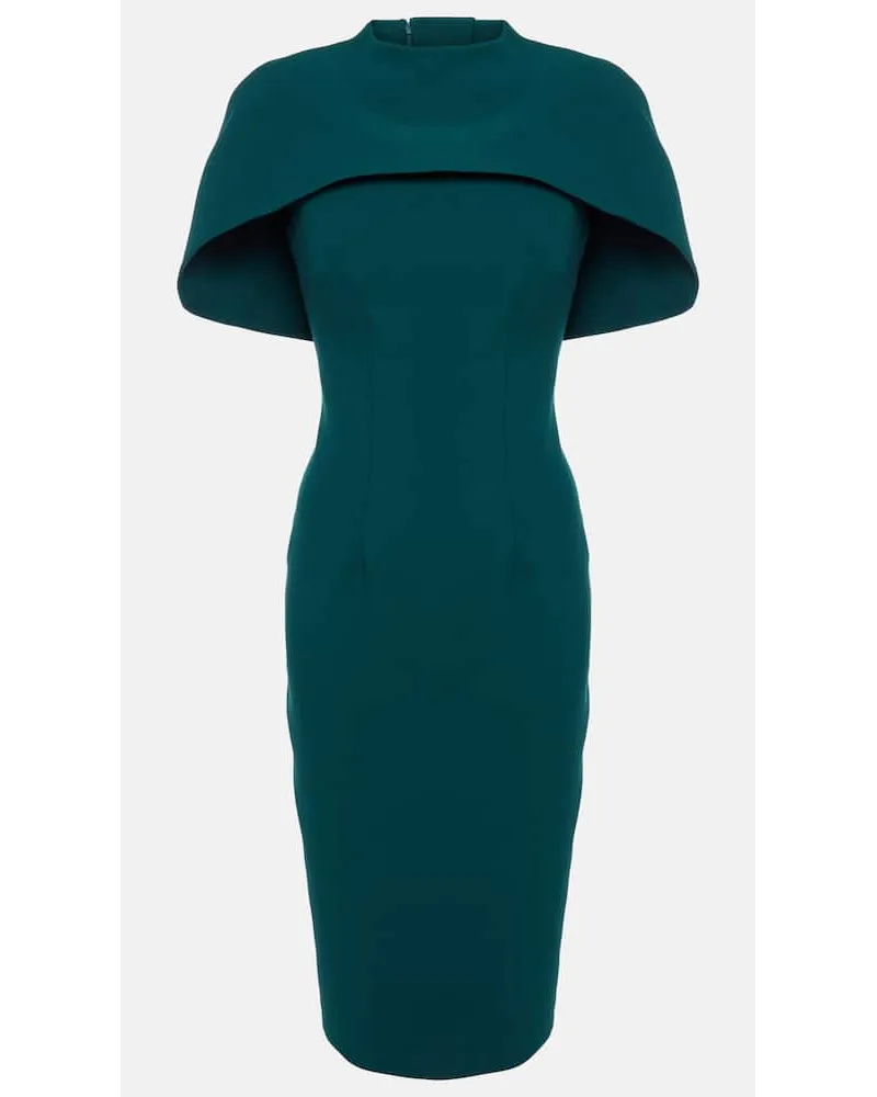 Safiyaa Abito midi Kalika con mantella Verde