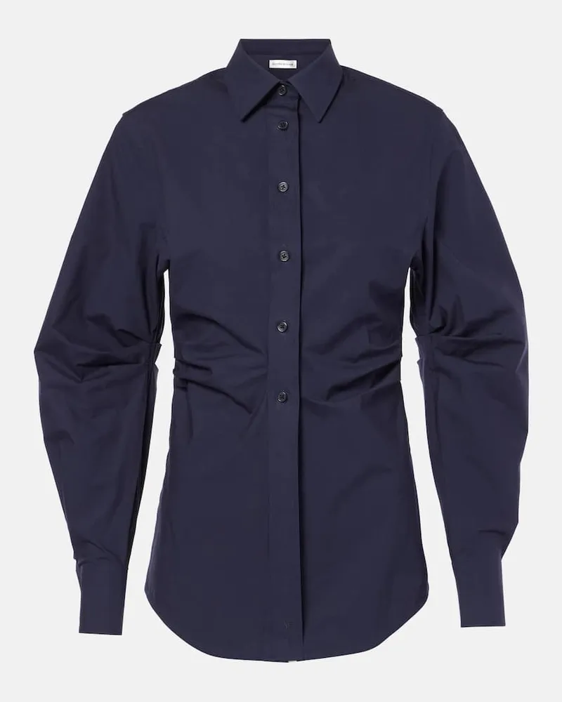 Victoria Beckham Camicia in misto cotone Blu