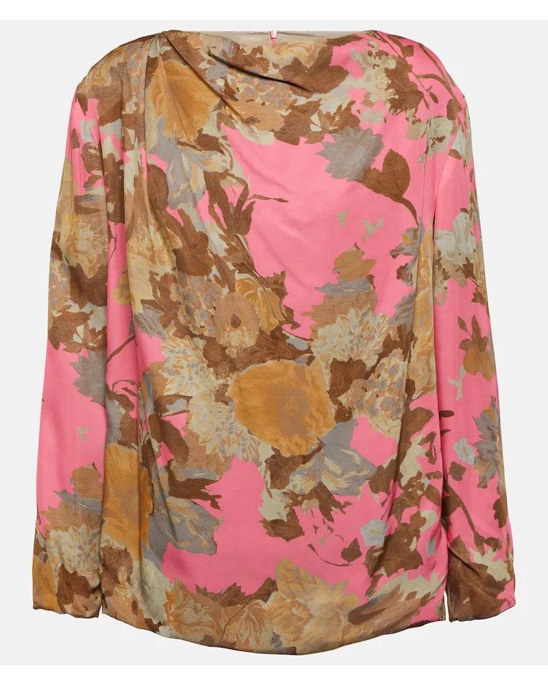 Dries van Noten Blusa con stampa Multicolore