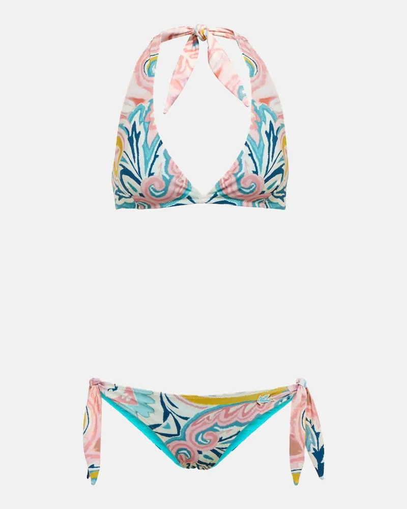 Etro Bikini con stampa Multicolore