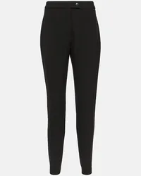 Ferragamo Pantaloni slim in misto lana Nero