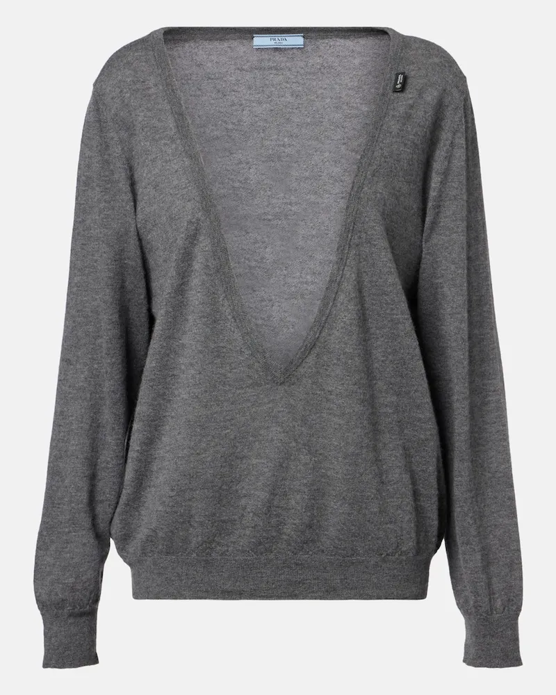 Prada Pullover in cashmere Grigio