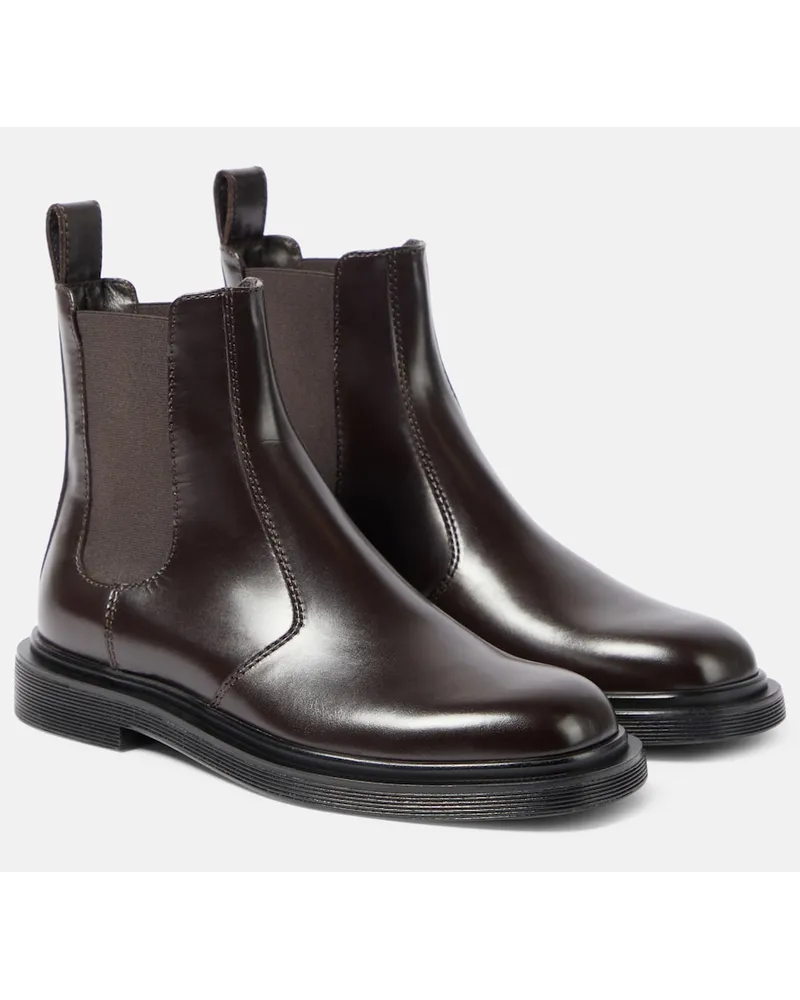 The Row Stivaletti Elastic Ranger in pelle Marrone