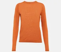 Max Mara Pullover Blasy in lana Arancione