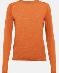 Max Mara Pullover Blasy in lana Arancione