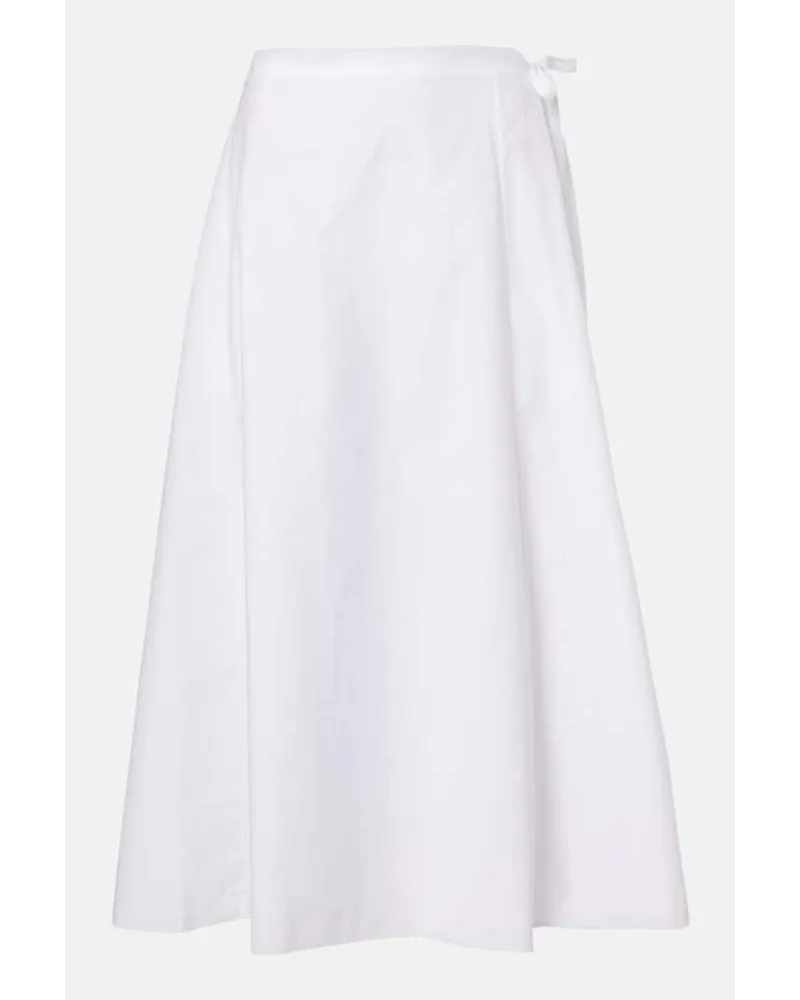 The Row Gonna midi Fleur in cotone Bianco