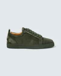 Christian Louboutin Sneakers Fun Louis Junior in suede Verde