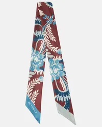 Etro Foulard Twilly in seta con stampa Multicolore