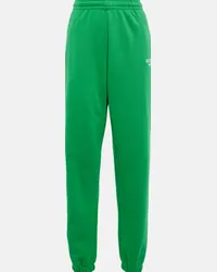 ROTATE Birger Christensen Pantaloni sportivi Mimi in cotone Verde