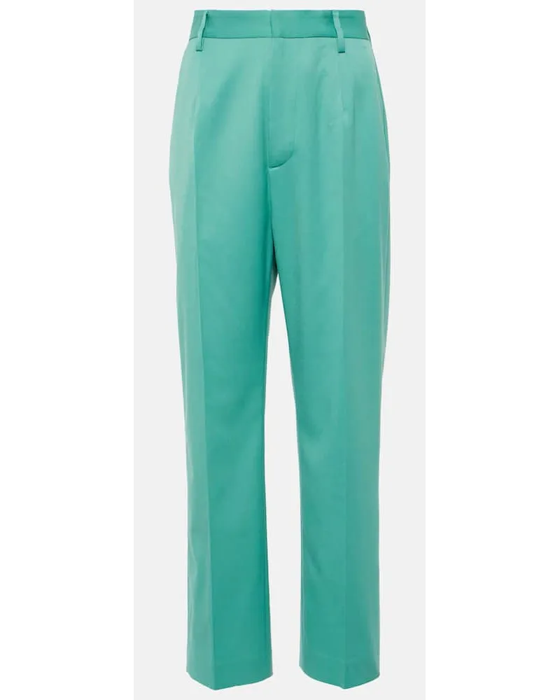 Maison Margiela Pantaloni a pieghe Blu