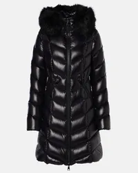 Moncler Piumino Fulmarus con sherling Nero