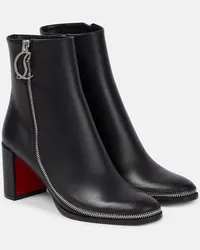 Christian Louboutin Stivaletti CL Zip in pelle Nero