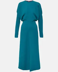 Victoria Beckham Abito midi Dolman Blu