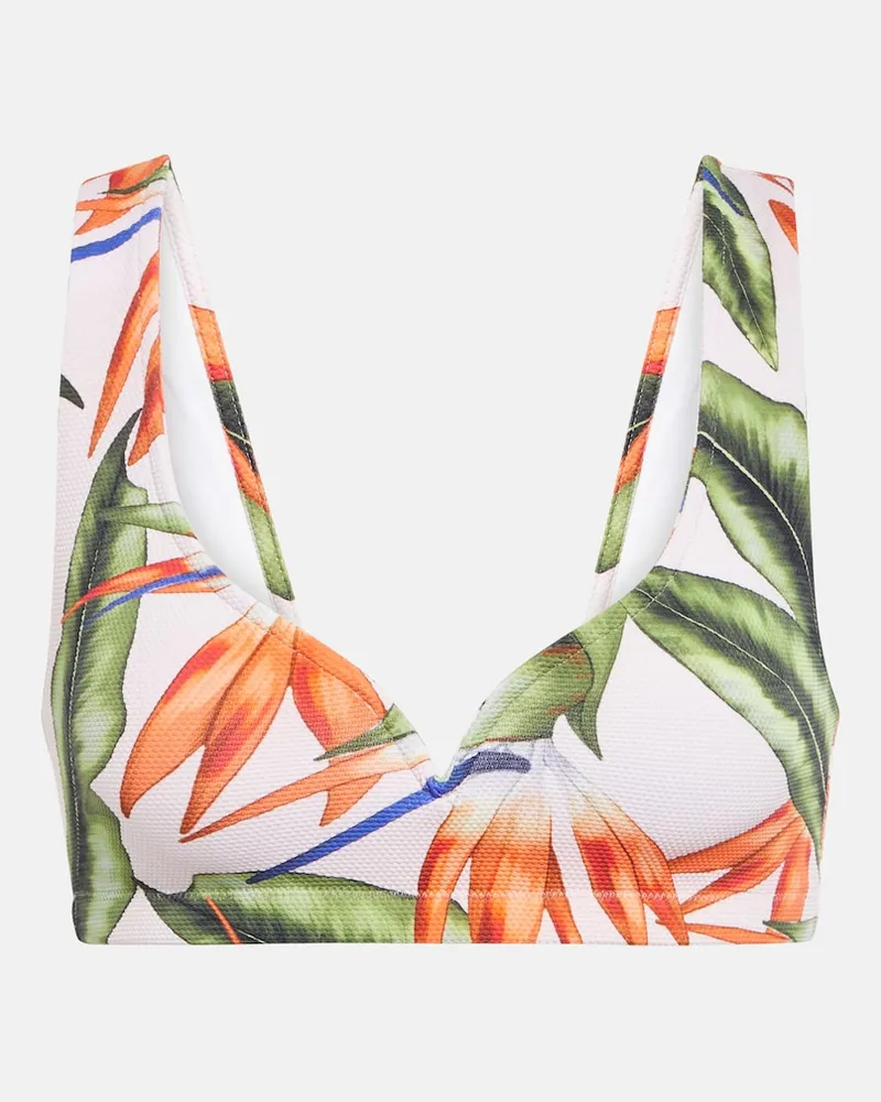 Alexandra Miro Top bikini Kamala con stampa Multicolore
