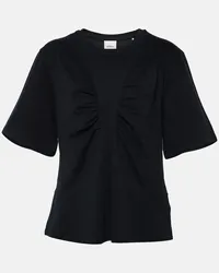 Isabel Marant T-shirt Zeren in jersey di cotone Nero