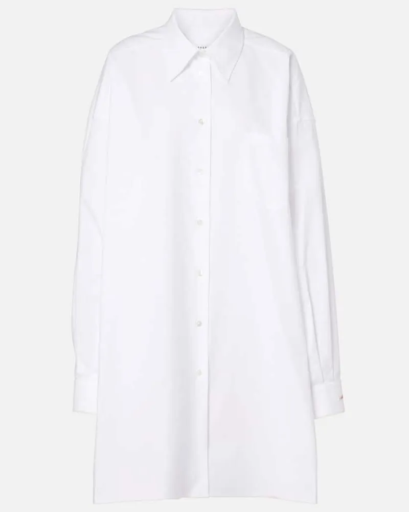 Maison Margiela Camicia oversize in cotone Bianco