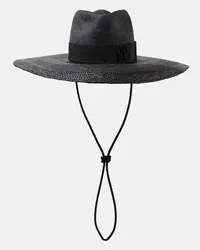 RUSLAN BAGINSKIY Fedora in paglia Nero