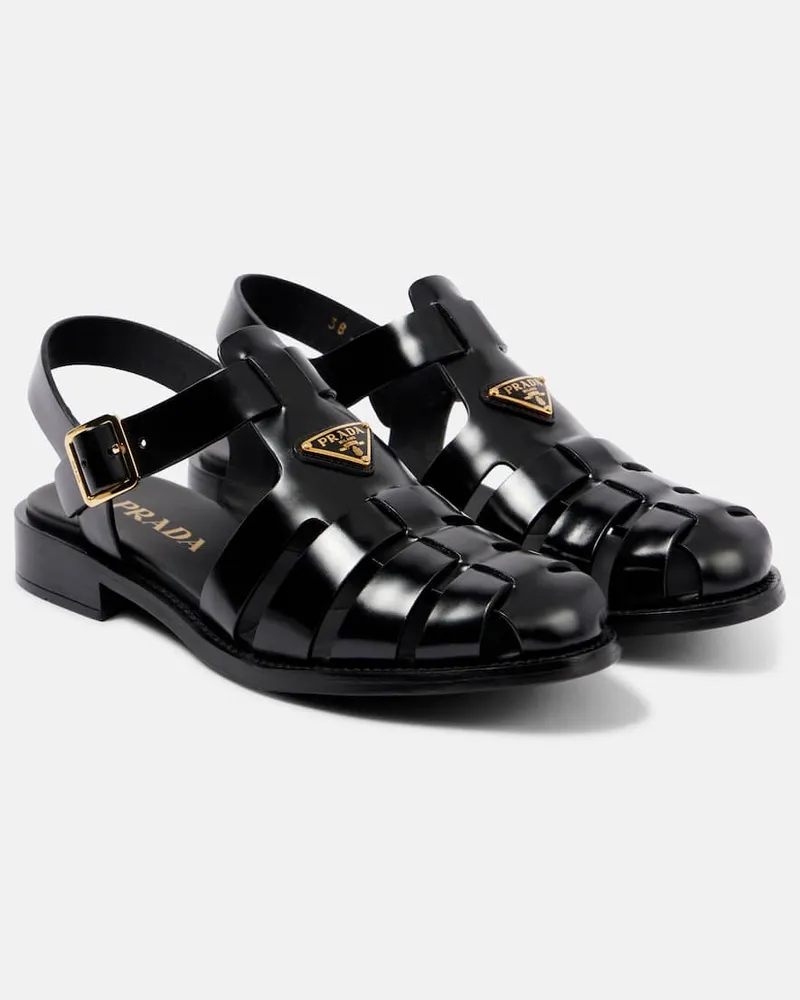 Prada Sandali in pelle Nero