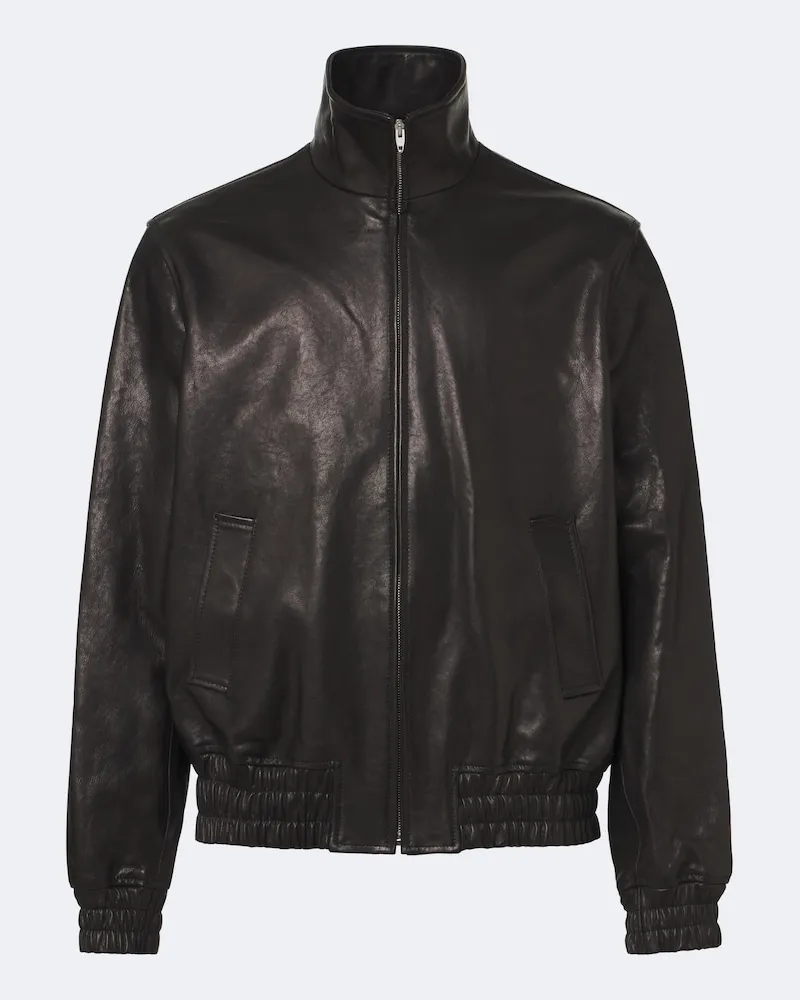 Valentino Garavani Giacca in pelle Nero
