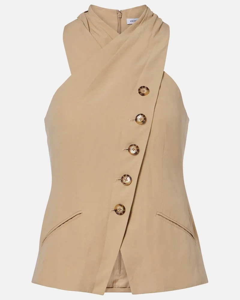 Veronica Beard Top Pacey Marrone