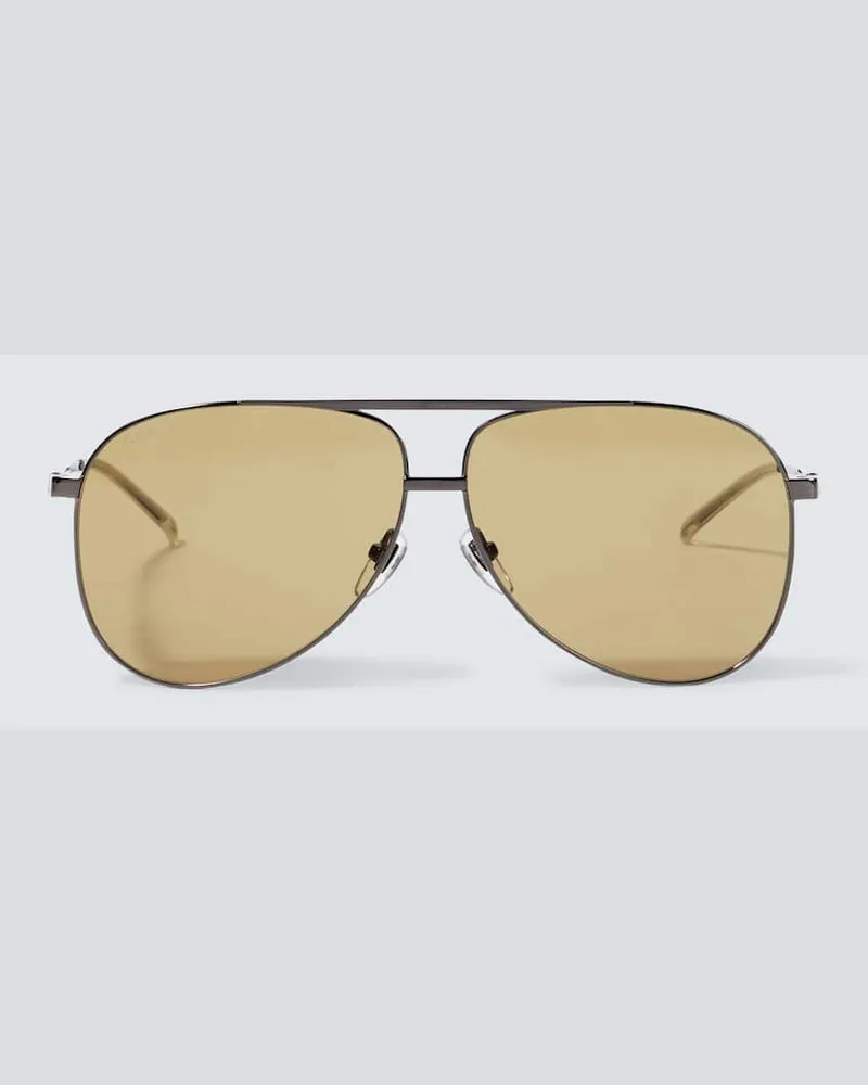 Gucci Occhiali da sole aviator Marrone