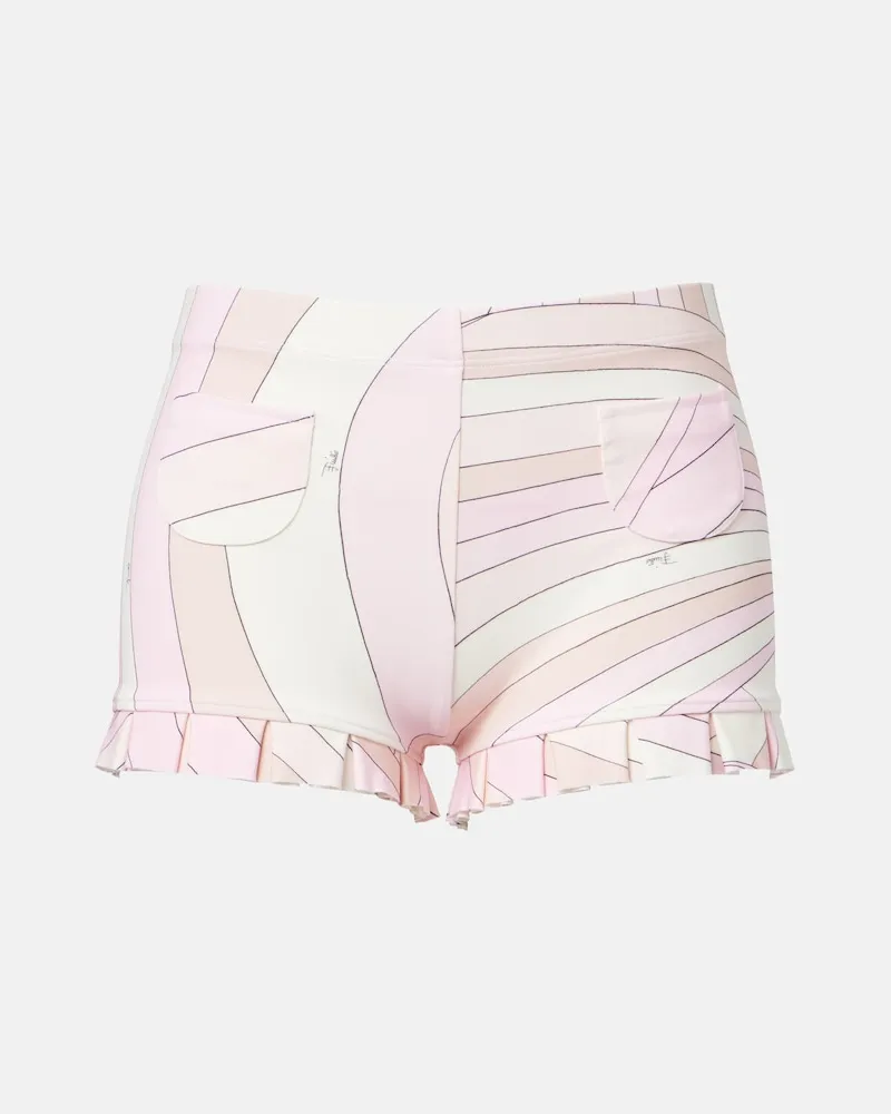 Emilio Pucci Shorts Iride in jersey Rosa