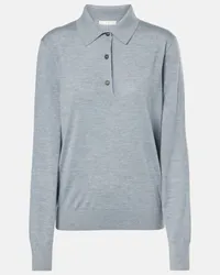 The Row Polo Harlette in cashmere Grigio