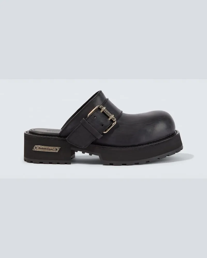 Balenciaga Mules Venom in pelle Nero