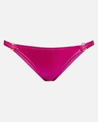 Melissa Odabash Slip bikini Bari metallizzato Rosa