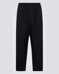 Marni Pantaloni regular in lana Blu