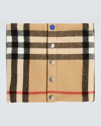 Burberry Sciarpa in cashmere Burberry Check Beige